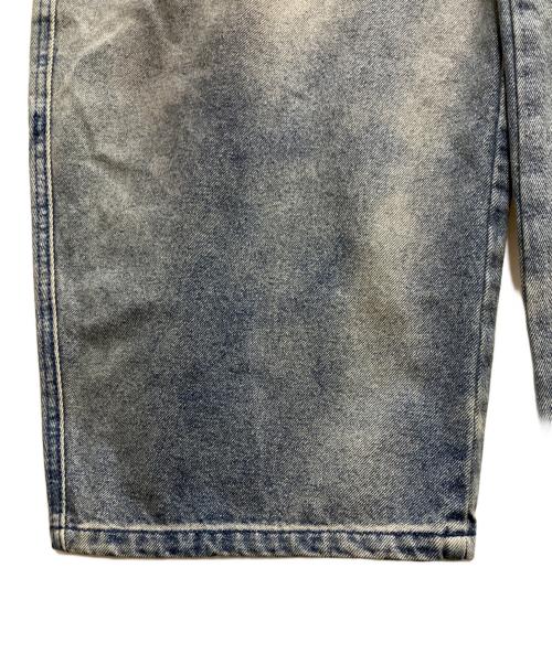 NINETY GIRL（ナインティ ガール）NINETY GIRL (ナインティ ガール) 90 Logo Baggy Denim Pants インディゴ サイズ:Lの古着・服飾アイテム