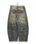 NINETY GIRL (ナインティ ガール) 90 Logo Baggy Denim Pants インディゴ サイズ:L：10000円