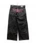 NINETY GIRL (ナインティ ガール) Tribal Logo Straight Denim Pants インディゴ サイズ:L：10000円