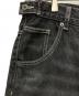 中古・古着 NINETY GIRL (ナインティ ガール) Tribal Logo Straight Denim Pants インディゴ サイズ:L：10000円