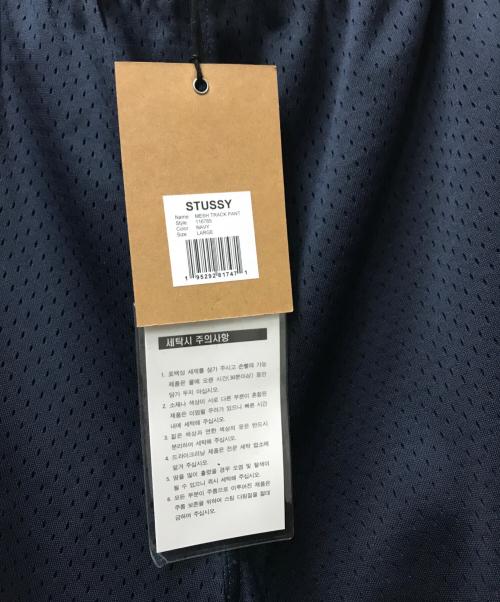 stussy（ステューシー）stussy (ステューシー) MESH TRACK PANT ネイビー サイズ:Lの古着・服飾アイテム