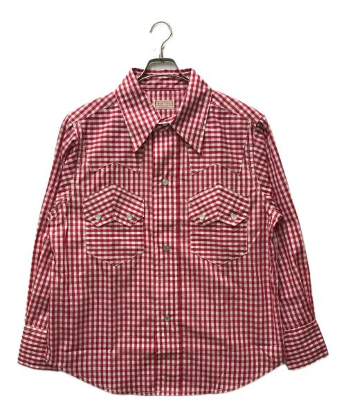 KOOKYZOO（クーキーズー）KOOKYZOO (クーキーズー) JUVENILE WESTERN SHIRT TYPE3 レッド サイズ:42の古着・服飾アイテム