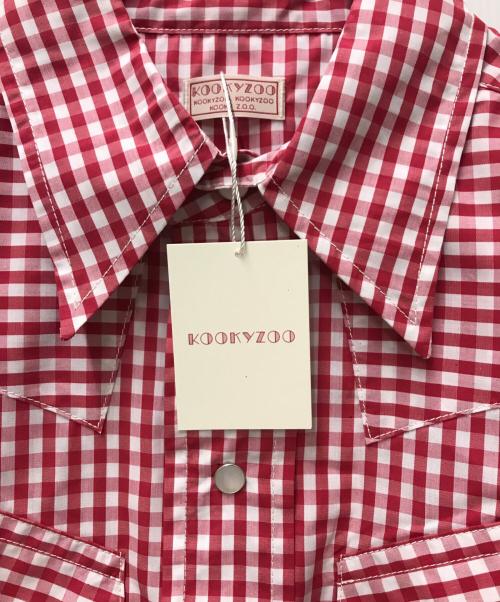 KOOKYZOO（クーキーズー）KOOKYZOO (クーキーズー) JUVENILE WESTERN SHIRT TYPE3 レッド サイズ:42の古着・服飾アイテム
