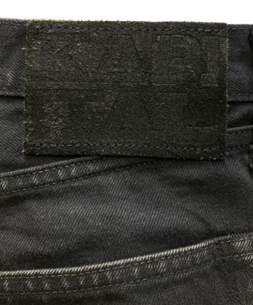 KAPITAL（キャピタル）KAPITAL (キャピタル) 14ozブラック×ブラックデニム 5P モンキーCISCO ブラック サイズ:32の古着・服飾アイテム