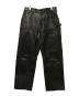 refomed（リフォメッド）の古着「RIGHT HANDED LEATHER PANTS」｜ブラック