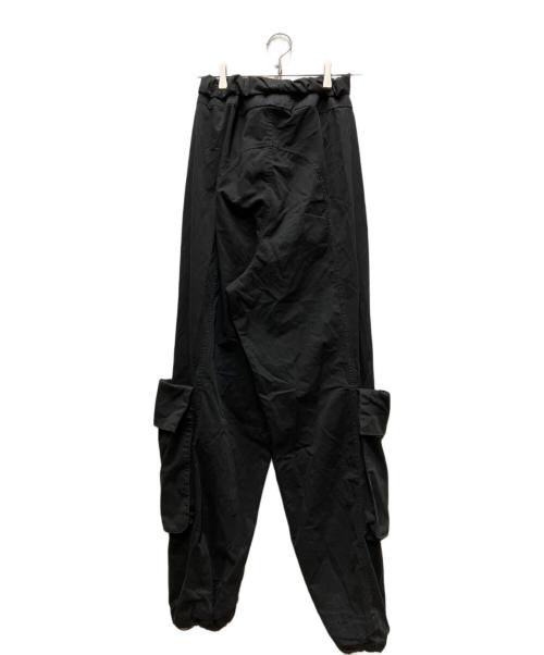 OPEN YY（オープンワイワイ）OPEN YY (オープンワイワイ) ロールウエストパンツ ブラック サイズ:Sの古着・服飾アイテム