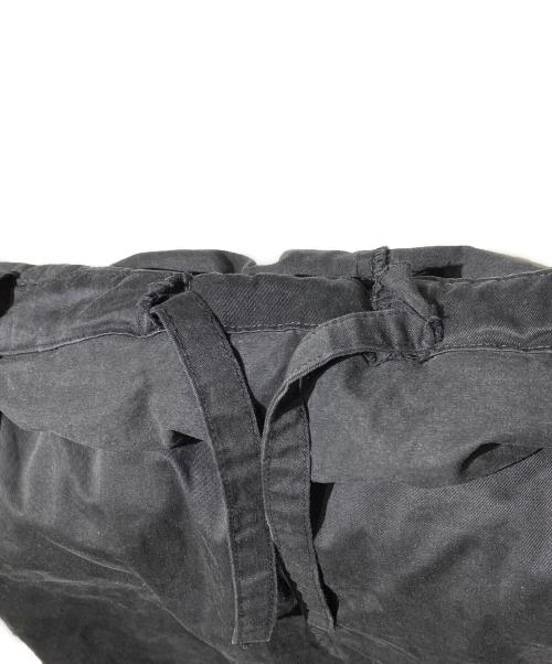 OPEN YY（オープンワイワイ）OPEN YY (オープンワイワイ) ロールウエストパンツ ブラック サイズ:Sの古着・服飾アイテム
