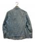 VISVIM (ビズビム) LUGLI JKT DAMEGED ブルー サイズ:2：20000円