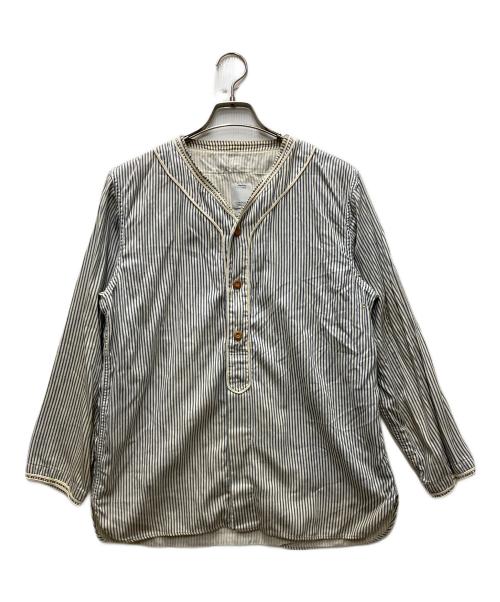VISVIM（ビズビム）VISVIM (ビズビム) DUGOUT SHIRT ブルー サイズ:4の古着・服飾アイテム