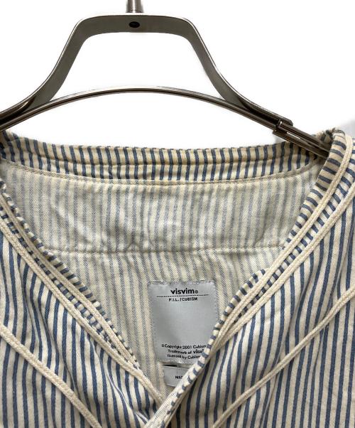 VISVIM（ビズビム）VISVIM (ビズビム) DUGOUT SHIRT ブルー サイズ:4の古着・服飾アイテム