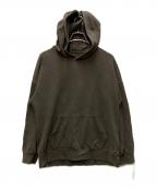 VISVIMビズビム）の古着「JUMBO HOODIE P.O. STENCIL」｜グレー