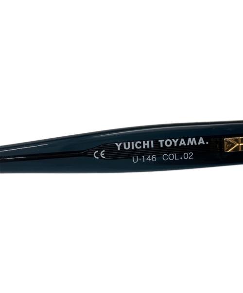 YUICHI TOYAMA（ユウイチトヤマ）YUICHI TOYAMA (ユウイチトヤマ) LCY 01 メガネ ブルーグレー/col.02 サイズ:48□23-148の古着・服飾アイテム
