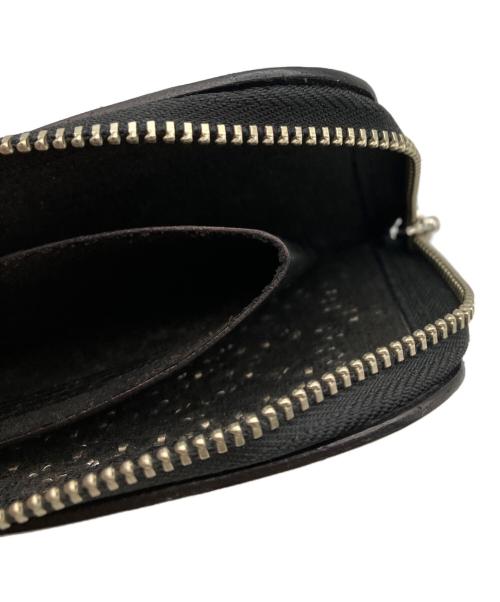 METAL JACKET（メタルジャケット）METAL JACKET (メタルジャケット) SPIDERWEB MID ZIP WALLET ブラックの古着・服飾アイテム