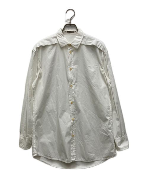 BOTTEGA VENETA（ボッテガベネタ）BOTTEGA VENETA (ボッテガベネタ) ギャザーL/Sシャツ ホワイト サイズ:40の古着・服飾アイテム