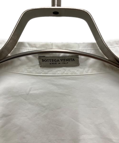 BOTTEGA VENETA（ボッテガベネタ）BOTTEGA VENETA (ボッテガベネタ) ギャザーL/Sシャツ ホワイト サイズ:40の古着・服飾アイテム