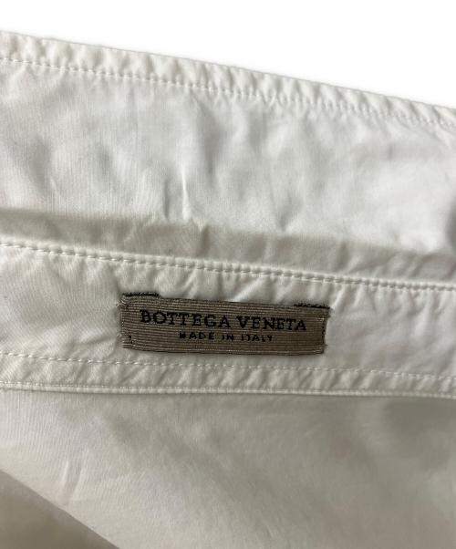 BOTTEGA VENETA（ボッテガベネタ）BOTTEGA VENETA (ボッテガベネタ) ギャザーL/Sシャツ ホワイト サイズ:40の古着・服飾アイテム