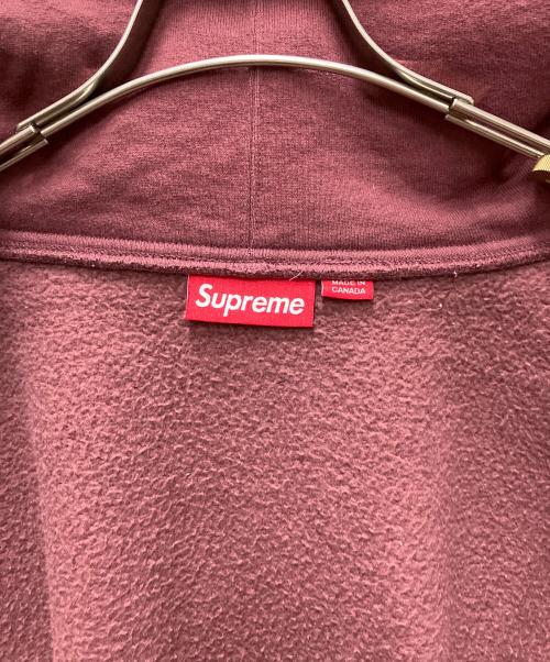 SUPREME（シュプリーム）SUPREME (シュプリーム) S Logo Zip Up Hooded Sweatshirt バーガンディー サイズ:XLの古着・服飾アイテム