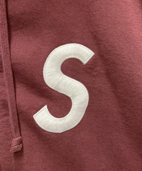 SUPREME（シュプリーム）SUPREME (シュプリーム) S Logo Zip Up Hooded Sweatshirt バーガンディー サイズ:XLの古着・服飾アイテム