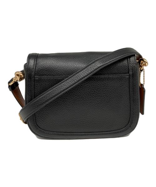 COACH（コーチ）COACH (コーチ) ホース＆キャリッジ サドルバッグ ブラックの古着・服飾アイテム