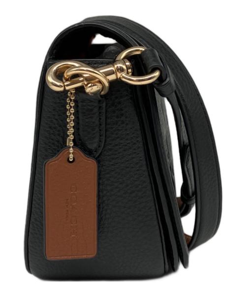 COACH（コーチ）COACH (コーチ) ホース＆キャリッジ サドルバッグ ブラックの古着・服飾アイテム