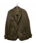 COMME des GARCONS HOMME DEUX（コムデギャルソン オム ドゥ）の古着「ポリ縮絨テーラードジャケット」｜カーキ