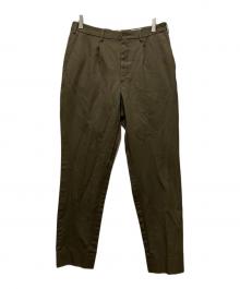 COMME des GARCONS HOMME DEUX（コムデギャルソン オム ドゥ）の古着「ポリ縮絨パンツ」｜カーキ