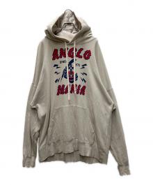 Vivienne Westwood ANGLOMANIA（ヴィヴィアンウエストウッドアングロマニア）の古着「オーブプリントパーカー」｜アイボリー