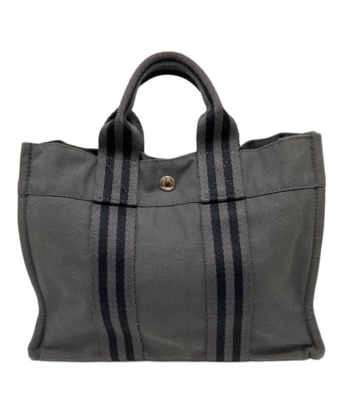HERMES（エルメス）HERMES (エルメス) フールトゥPM ハンドバッグ グレーの古着・服飾アイテム