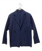 HOMME PLISSE ISSEY MIYAKEオム プリッセ イッセイ ミヤケ）の古着「TAILORED PLEATS プリーツジャケット」｜ブルー