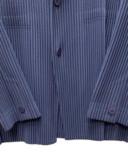 HOMME PLISSE ISSEY MIYAKE（オム プリッセ イッセイ ミヤケ）HOMME PLISSE ISSEY MIYAKE (オム プリッセ イッセイ ミヤケ) TAILORED PLEATS プリーツジャケット ブルー サイズ:2の古着・服飾アイテム