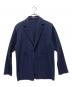 HOMME PLISSE ISSEY MIYAKE（オム プリッセ イッセイ ミヤケ）の古着「TAILORED PLEATS プリーツジャケット」｜ブルー