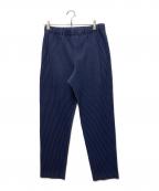 HOMME PLISSE ISSEY MIYAKEオム プリッセ イッセイ ミヤケ）の古着「TAILORED PLEATS プリーツパンツ」｜ブルー