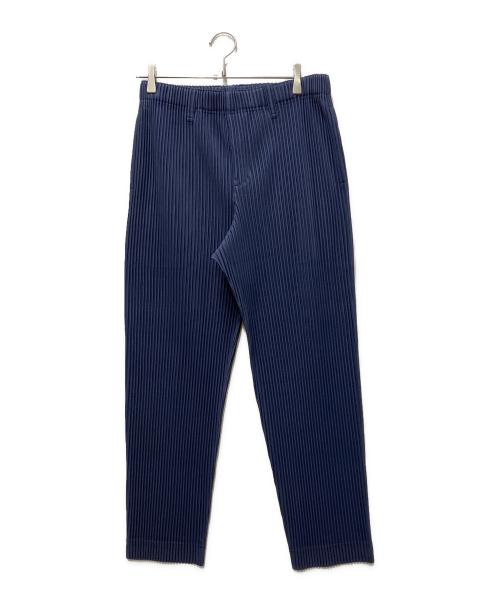 HOMME PLISSE ISSEY MIYAKE（オム プリッセ イッセイ ミヤケ）HOMME PLISSE ISSEY MIYAKE (オム プリッセ イッセイ ミヤケ) TAILORED PLEATS プリーツパンツ ブルー サイズ:2の古着・服飾アイテム