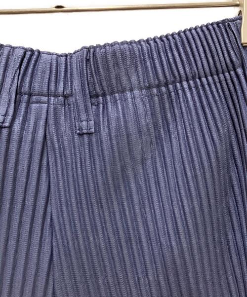 HOMME PLISSE ISSEY MIYAKE（オム プリッセ イッセイ ミヤケ）HOMME PLISSE ISSEY MIYAKE (オム プリッセ イッセイ ミヤケ) TAILORED PLEATS プリーツパンツ ブルー サイズ:2の古着・服飾アイテム