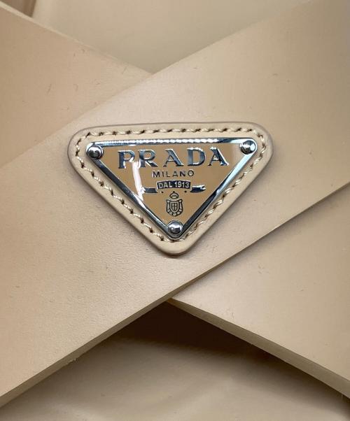 PRADA（プラダ）PRADA (プラダ) モノリス ラバー サンダル ブラウン サイズ:41 未使用品の古着・服飾アイテム