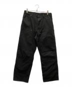 refomedリフォメッド）の古着「RIGHT HANDED DOUBLE KNEE Pants」｜ブラック