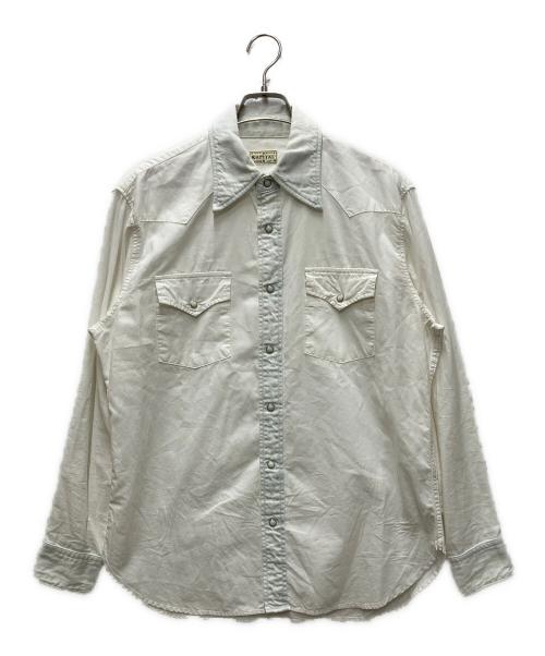KAPITAL（キャピタル）KAPITAL (キャピタル) OX x Denim HUSKY Western Shirt ホワイト サイズ:2の古着・服飾アイテム