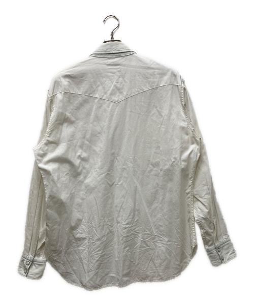 KAPITAL（キャピタル）KAPITAL (キャピタル) OX x Denim HUSKY Western Shirt ホワイト サイズ:2の古着・服飾アイテム
