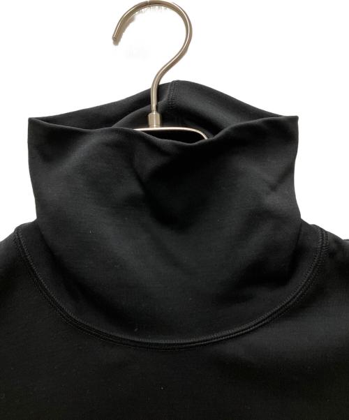 山内（ヤマウチ）山内 (ヤマウチ) タートルネックシルクTシャツ ブラック サイズ:3の古着・服飾アイテム