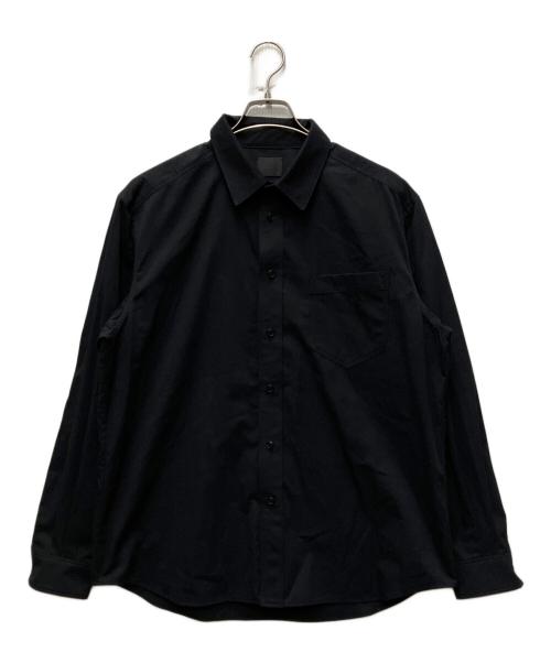 山内（ヤマウチ）山内 (ヤマウチ) フランス綾コットンクロスシャツ ブラック サイズ:4の古着・服飾アイテム