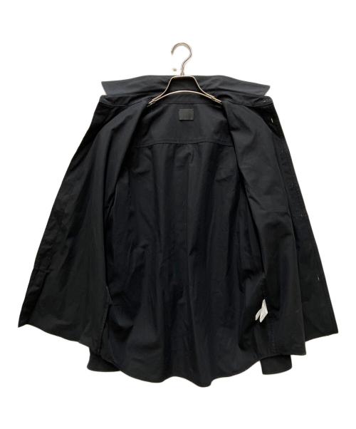 山内（ヤマウチ）山内 (ヤマウチ) フランス綾コットンクロスシャツ ブラック サイズ:4の古着・服飾アイテム