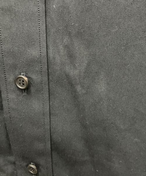 山内（ヤマウチ）山内 (ヤマウチ) フランス綾コットンクロスシャツ ブラック サイズ:4の古着・服飾アイテム