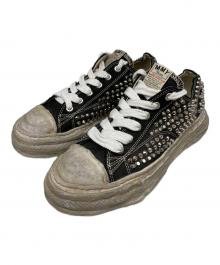 Maison MIHARA YASUHIRO（メゾン ミハラ ヤスヒロ）の古着「PETERSON23"OG Sole Studded Canvas Low-top Sneaker」｜ブラック