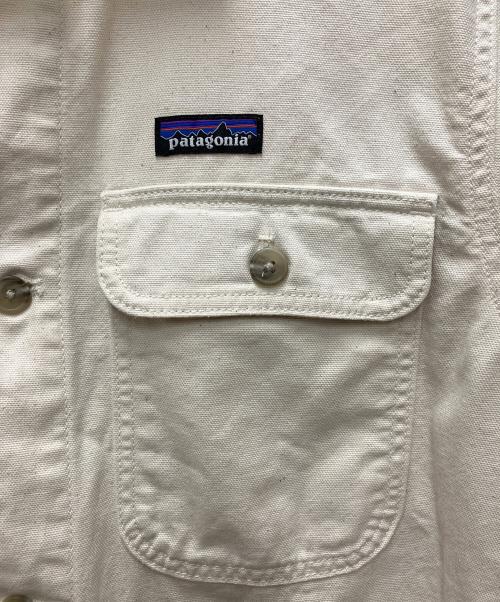 Patagonia（パタゴニア）Patagonia (パタゴニア) メンズ・ポイント・レイズ・キャンバス・ジャケット ホワイト サイズ:Lの古着・服飾アイテム