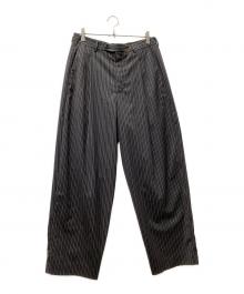 MARNI（マルニ）の古着「ストライプワイドスラックス」｜グレー