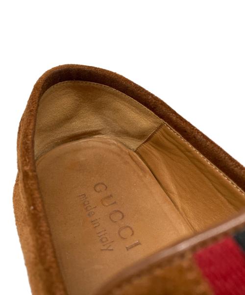 GUCCI（グッチ）GUCCI (グッチ) インターロッキング ホースビット ローファー ブラウン サイズ:7の古着・服飾アイテム