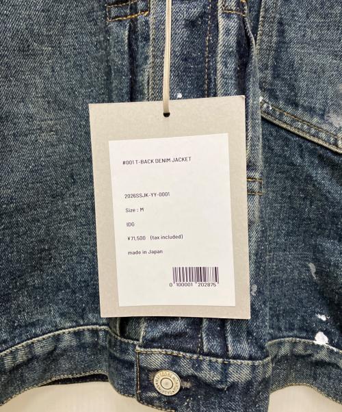 New Manual（ニュー・マニュアル）New Manual (ニュー・マニュアル) #001 T-BACK DENIM JACKET インディゴ サイズ:Mの古着・服飾アイテム