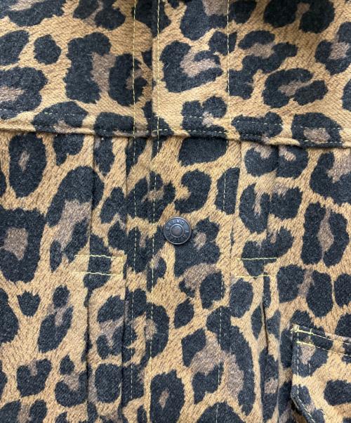 KAPITAL（キャピタル）KAPITAL (キャピタル) ツイルエイジングウール レパード柄 1ST JKT ブラウン サイズ:3の古着・服飾アイテム