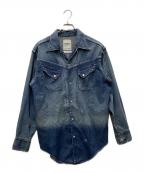BOWWOWバウワウ）の古着「40S WESTERN DENIM SHIRTS」｜インディゴ