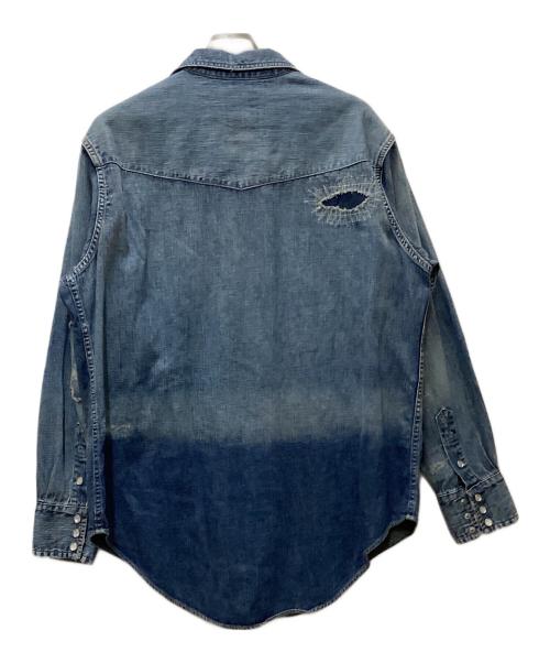 BOWWOW（バウワウ）BOWWOW (バウワウ) 40S WESTERN DENIM SHIRTS インディゴ サイズ:Mの古着・服飾アイテム